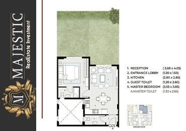 شقه 67 متر + 33 جاردن للبيع في كمبوند home residence التجمع السادس