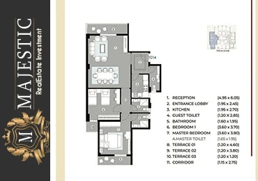 شقه 127 م للبيع في كمبوند home residence التجمع السادس